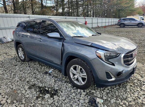 3GKALMEV4LL103490 2020 GMC TERRAIN Gray Delantero derecho