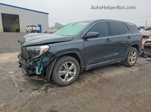 3GKALMEV4LL130446 2020 GMC TERRAIN Gray Vista tres cuartos delantera izquierda