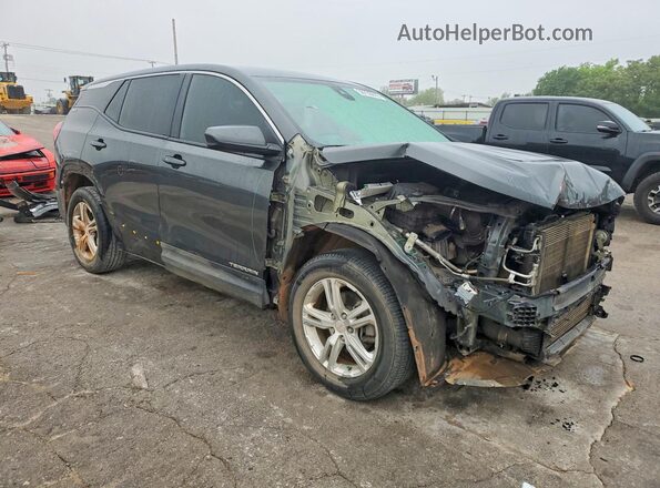 3GKALMEV4LL130446 2020 GMC TERRAIN Gray Delantero derecho