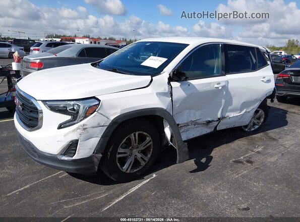 3GKALMEV4LL167836 2020 GMC TERRAIN White Przód lewy