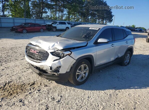 3GKALMEV4LL294618 2020 GMC TERRAIN Gray Передня ліва чверть