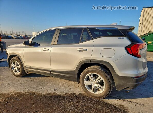 3GKALMEV4ML358545 2021 GMC TERRAIN Серебряный Задняя левая четверть