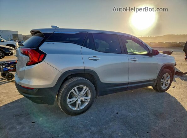3GKALMEV4ML358545 2021 GMC TERRAIN Серебряный Задняя правая четверть