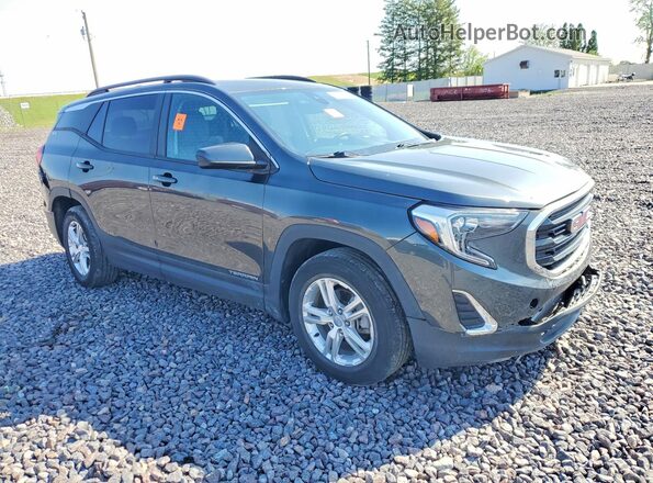 3GKALMEV4ML390735 2021 GMC TERRAIN Угольный Передняя правая четверть
