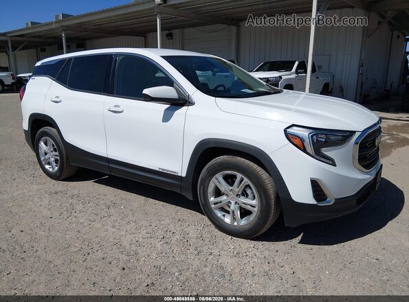 3GKALMEV5KL117350 2019 GMC TERRAIN Белый Передняя правая четверть