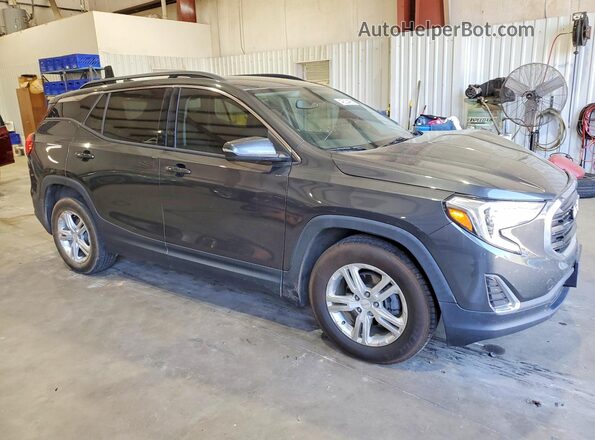 3GKALMEV5KL354615 2019 GMC TERRAIN Серый Передняя правая четверть