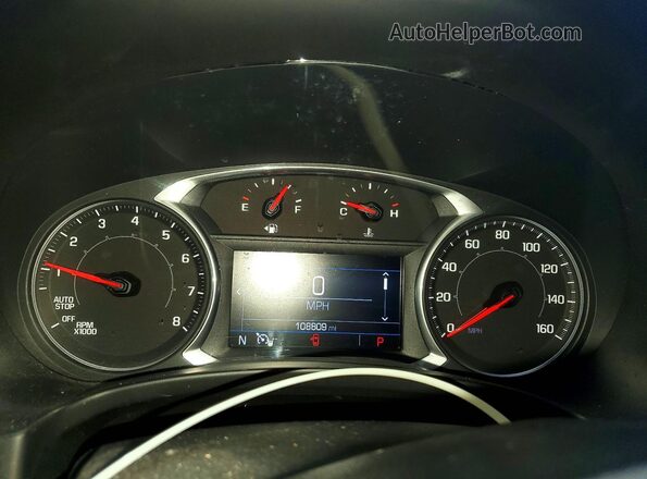 3GKALMEV5KL354615 2019 GMC TERRAIN Серый Вид щитка приборов