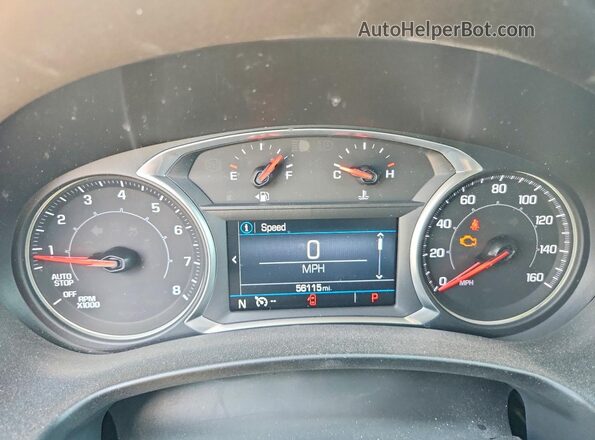 3GKALMEV5LL325469 2020 GMC TERRAIN Серый Вид щитка приборов