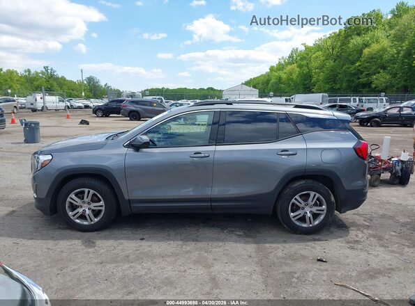 3GKALMEV6JL156995 2018 GMC TERRAIN Gray Widok wnętrza 360 stopni