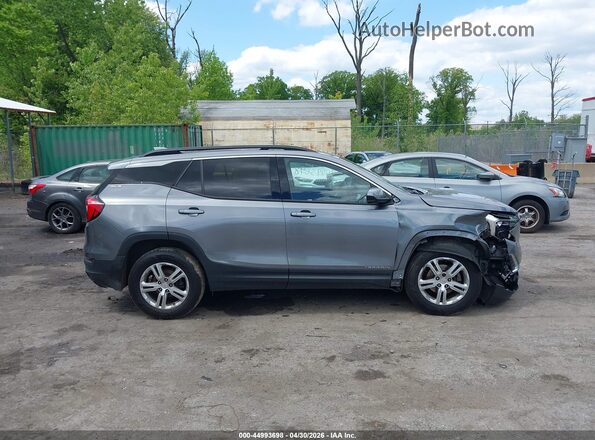 3GKALMEV6JL156995 2018 GMC TERRAIN Gray Widok wnętrza z tyłu