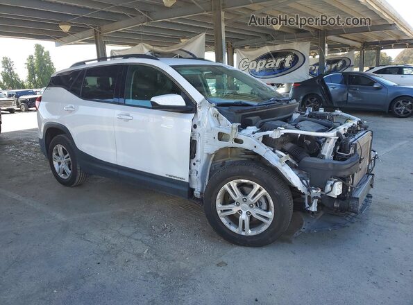 3GKALMEV6KL392709 2019 GMC TERRAIN Белый Передняя правая четверть