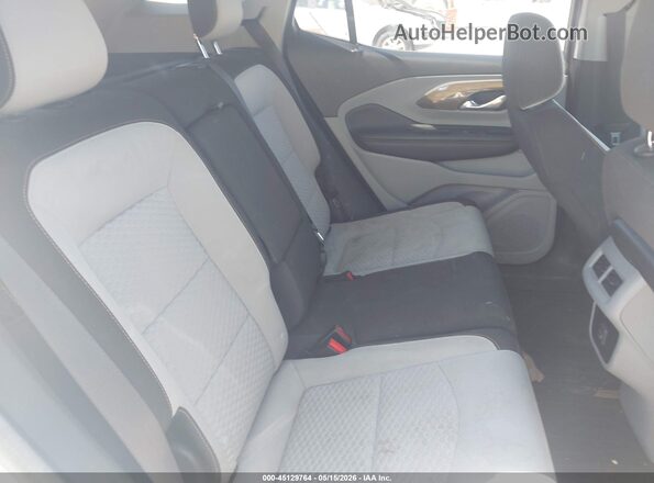 3GKALMEV7JL411606 2018 GMC TERRAIN White Vista de la etiqueta del VIN