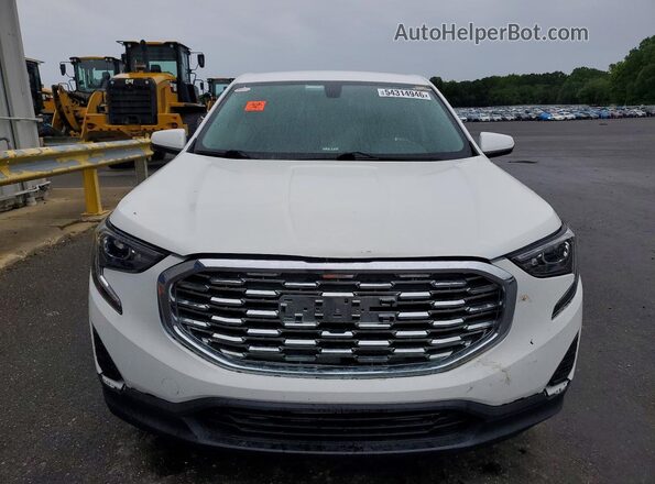 3GKALMEV7KL336584 2019 GMC TERRAIN Белый Вид спереди
