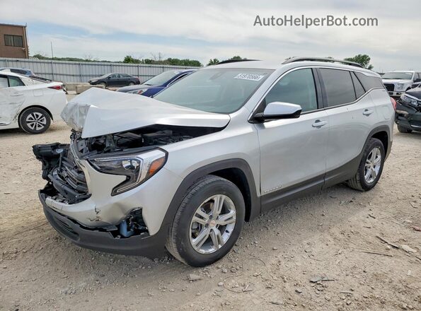 3GKALMEV7LL173064 2020 GMC TERRAIN Silver Передня ліва чверть