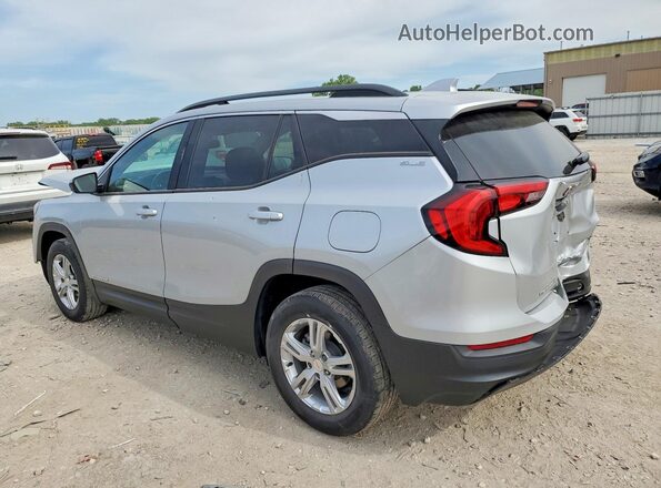 3GKALMEV7LL173064 2020 GMC TERRAIN Silver Задня ліва чверть