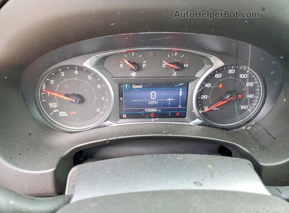 3GKALMEV7LL173064 2020 GMC TERRAIN Silver Вид щитка приладів