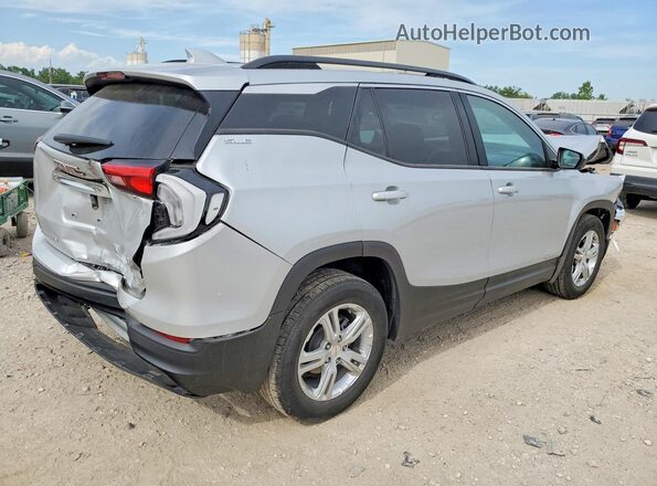 3GKALMEV7LL173064 2020 GMC TERRAIN Silver Задня права чверть
