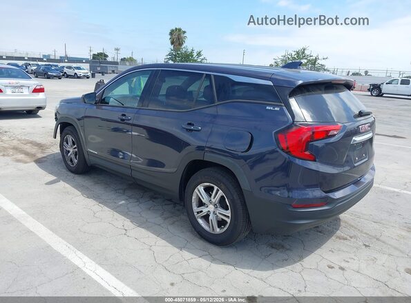 3GKALMEV8KL269297 2019 GMC TERRAIN Dark Blue Задняя левая четверть