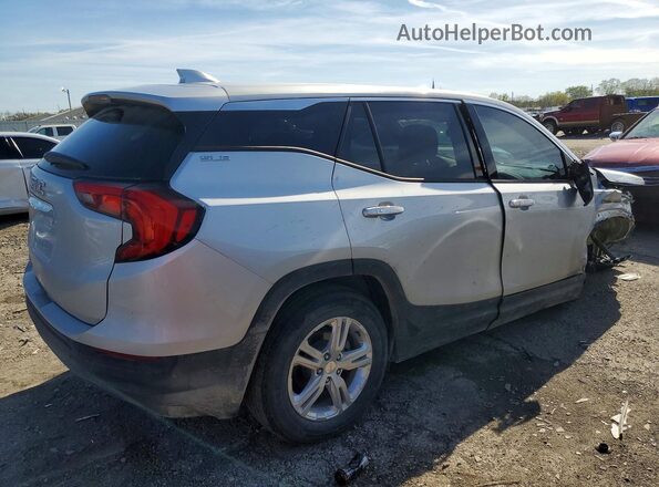 3GKALMEV9LL315284 2020 GMC TERRAIN Серебряный Задняя правая четверть