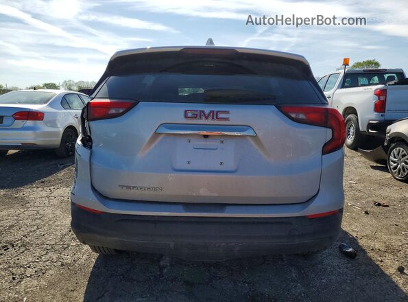 3GKALMEV9LL315284 2020 GMC TERRAIN Серебряный Вид сзади