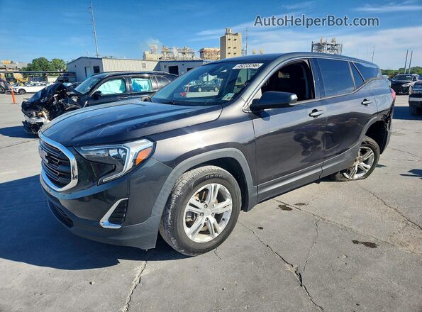 3GKALMEVXLL115174 2020 GMC TERRAIN Charcoal წინა მარცხენა ხედი სამი მეოთხედიდან