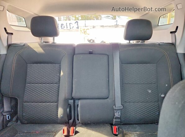 3GKALMEVXLL117989 2020 GMC TERRAIN Black Вид задніх сидінь