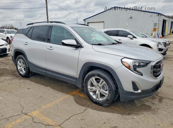 3GKALMEVXLL121072 2020 GMC TERRAIN Silver Передня права чверть
