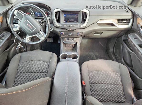 3GKALMEVXLL121072 2020 GMC TERRAIN Silver Вид панелі приладів