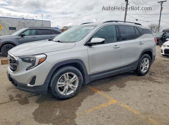 3GKALMEVXLL121072 2020 GMC TERRAIN Silver Передня ліва чверть