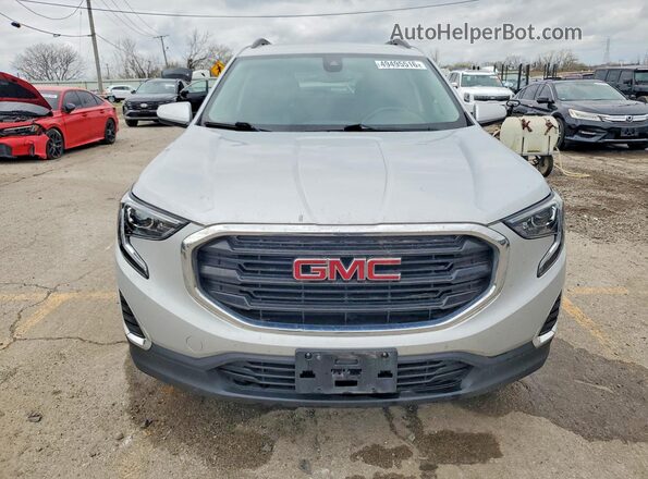 3GKALMEVXLL121072 2020 GMC TERRAIN Silver Вид спереду