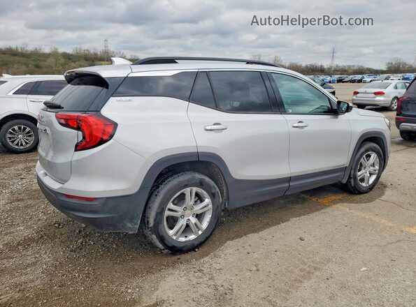 3GKALMEVXLL121072 2020 GMC TERRAIN Silver Задня права чверть
