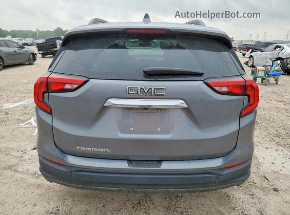 3GKALMEVXML350367 2021 GMC TERRAIN Серый Вид сзади