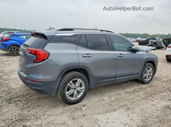 3GKALMEVXML350367 2021 GMC TERRAIN Серый Задняя правая четверть