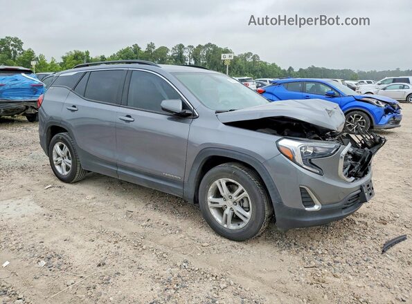3GKALMEVXML350367 2021 GMC TERRAIN Серый Передняя правая четверть