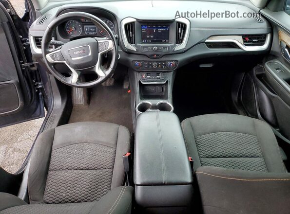 3GKALMEX2JL126913 2018 GMC TERRAIN Синий Вид панели приборов