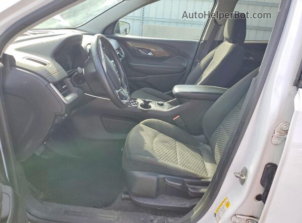3GKALMEX5JL180240 2018 GMC TERRAIN White Вид салону спереду