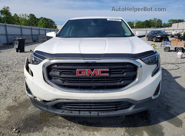 3GKALMEX5JL180240 2018 GMC TERRAIN White Вид спереду