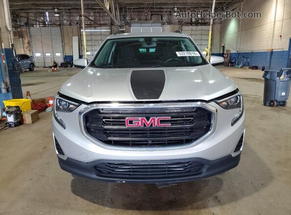 3GKALMEXXJL149680 2018 GMC TERRAIN Silver Вид спереду