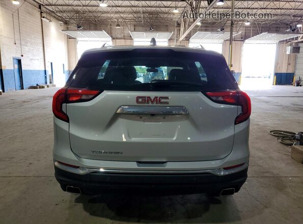 3GKALMEXXJL149680 2018 GMC TERRAIN Silver Вид ззаду