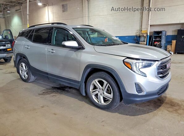 3GKALMEXXJL149680 2018 GMC TERRAIN Silver Передня права чверть