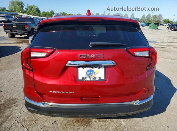 3GKALPEG0RL142542 2024 GMC TERRAIN Темно-бордовый Вид сзади
