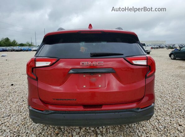 3GKALPEG5PL138001 2023 GMC TERRAIN Красный Вид сзади
