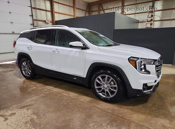 3GKALPEG9PL166061 2023 GMC TERRAIN Белый Передняя правая четверть
