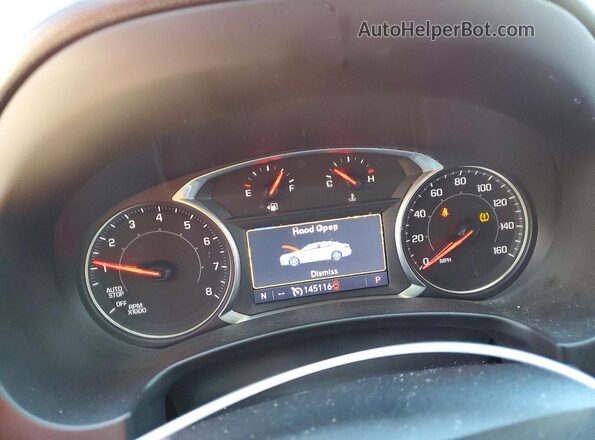 3GKALPEV0KL247683 2019 GMC TERRAIN Красный Вид щитка приборов