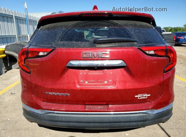 3GKALPEV0KL247683 2019 GMC TERRAIN Красный Вид сзади