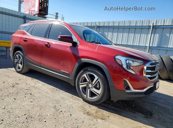 3GKALPEV0KL247683 2019 GMC TERRAIN Красный Передняя правая четверть