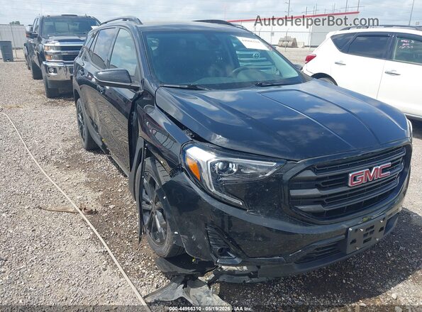 3GKALPEV1ML377636 2021 GMC TERRAIN Black Przód prawy