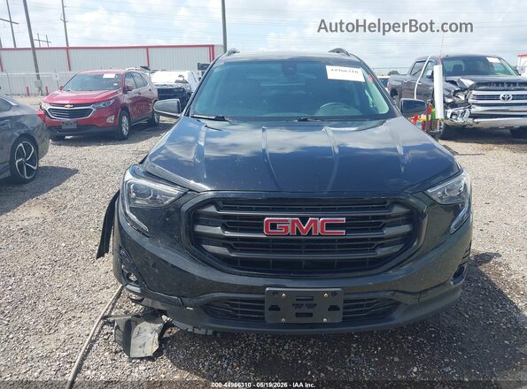 3GKALPEV1ML377636 2021 GMC TERRAIN Black Widok wnętrza z tyłu