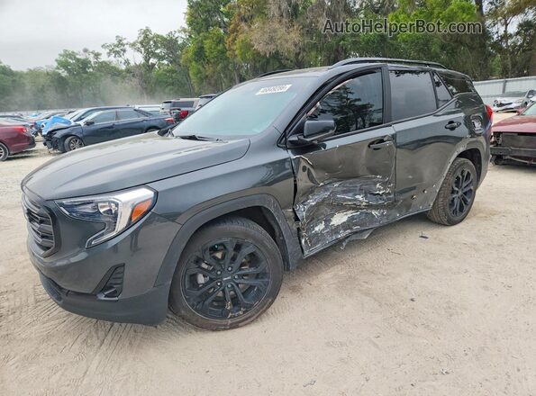 3GKALPEV1ML391309 2021 GMC TERRAIN Угольный Передняя левая четверть