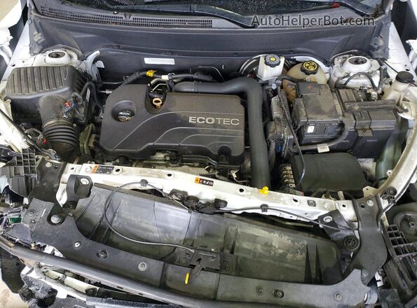 3GKALPEV2KL204186 2019 GMC TERRAIN Белый Вид подкапотного пространства